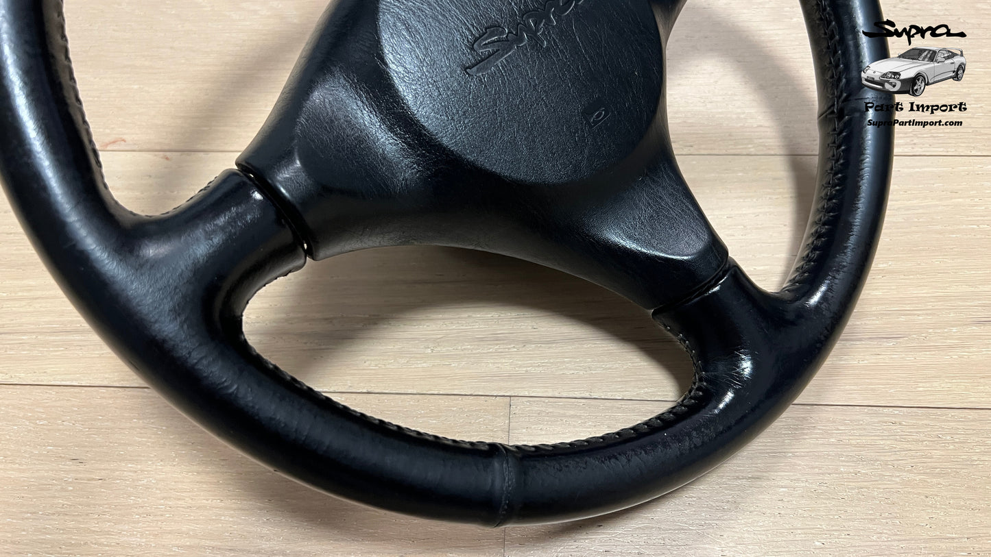JZA80 Supra Genuine OEM "Supra" Script Steering Wheel