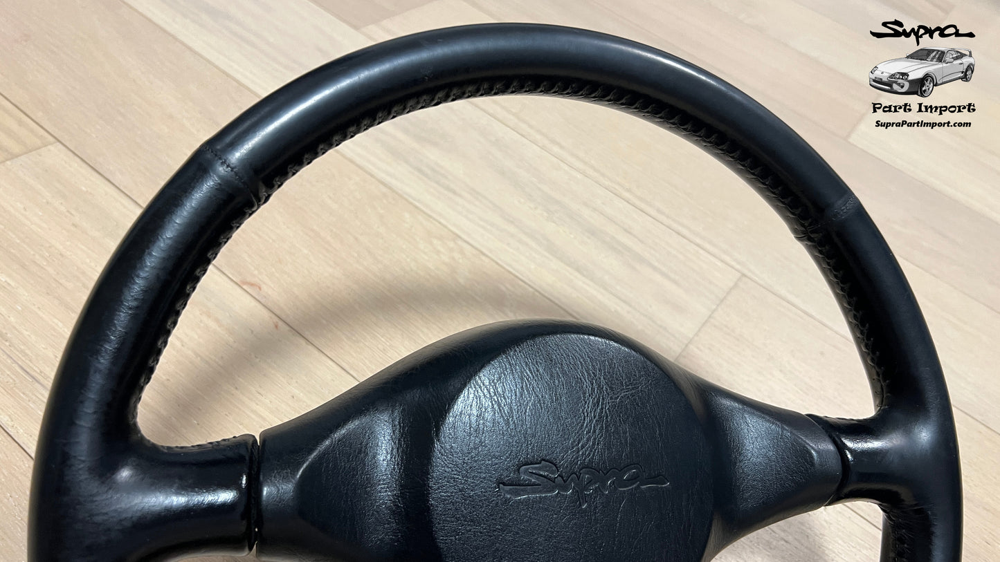 JZA80 Supra Genuine OEM "Supra" Script Steering Wheel