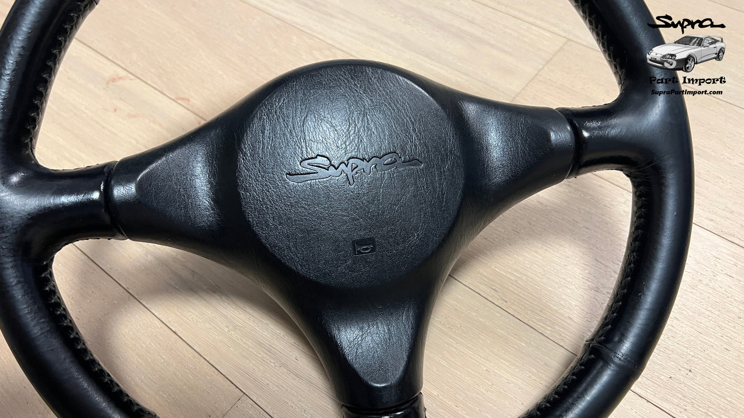 JZA80 Supra Genuine OEM "Supra" Script Steering Wheel