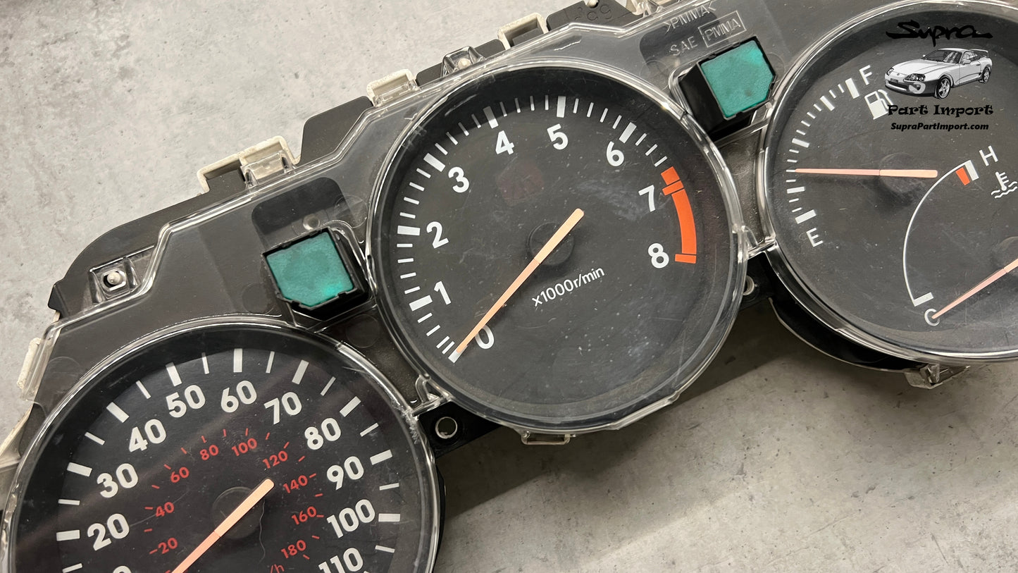 JZA80 Supra Genuine OEM S1 RHD J-Spec Manual Cluster Assembly (83010-1B790)