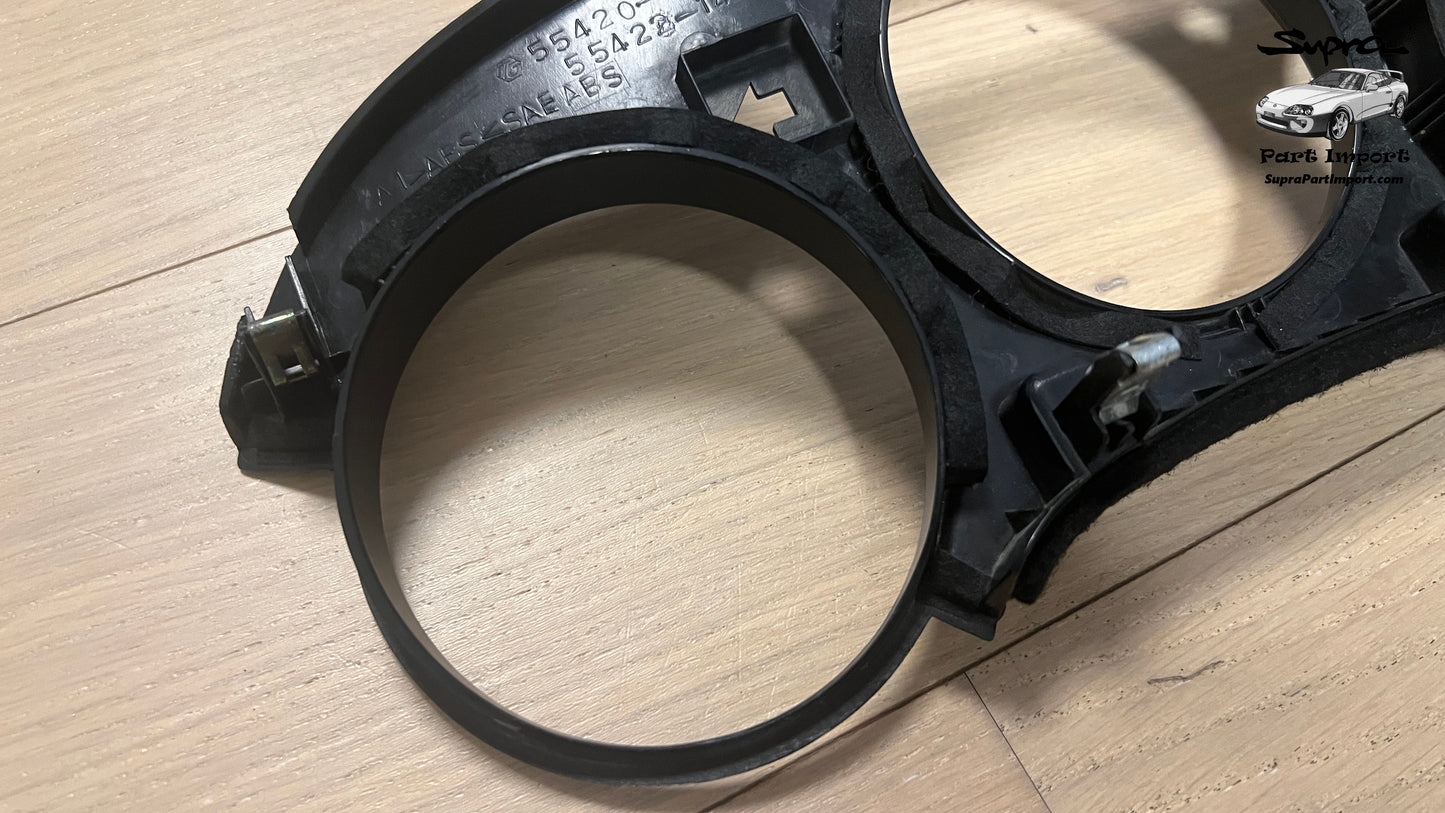 *No Broken Tabs* JZA80/MK4 Supra Genuine OEM S1 LHD/RHD Center Speedometer Panel, Center Instrument Cluster Finish (55405-14120)