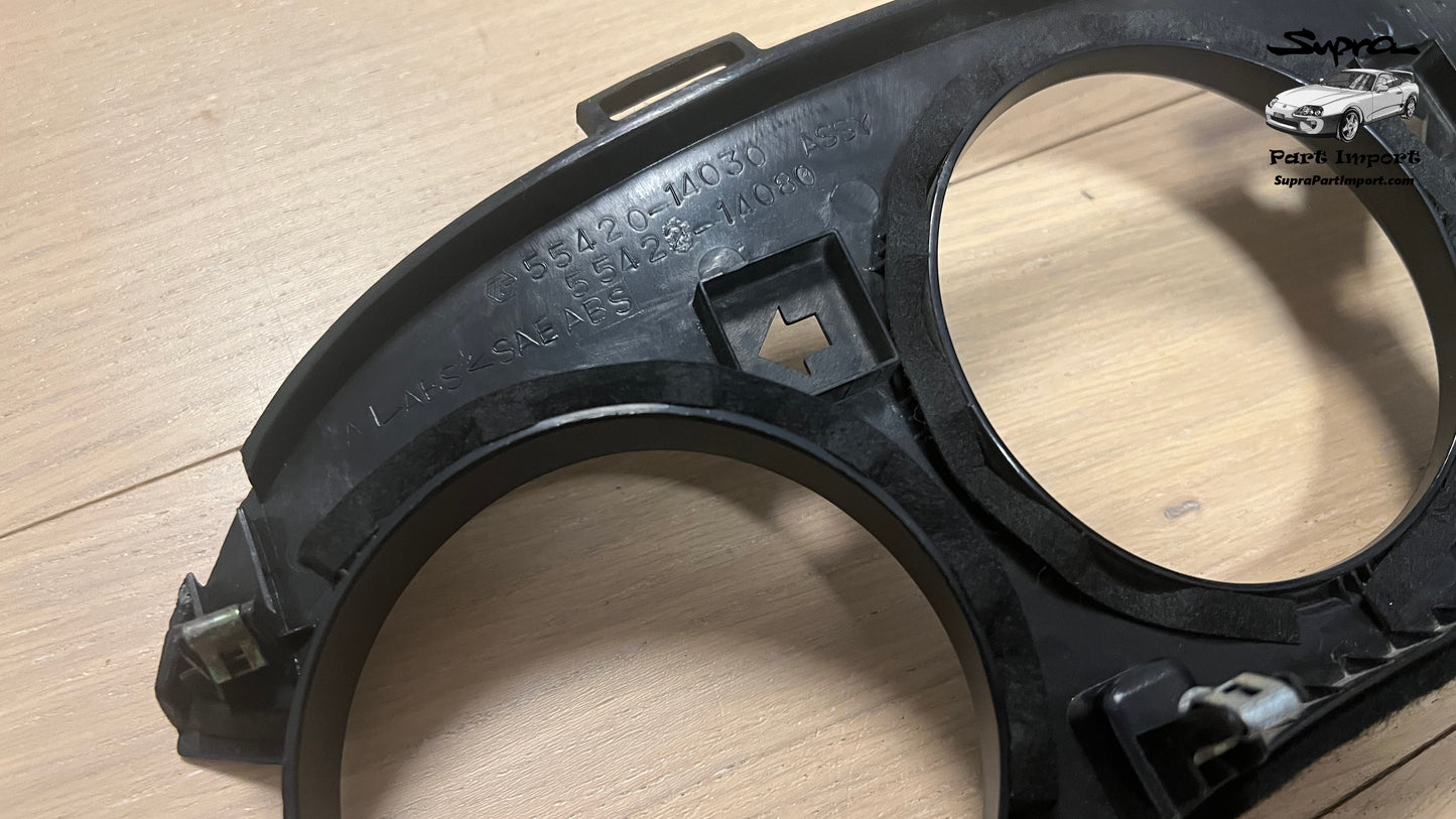*No Broken Tabs* JZA80/MK4 Supra Genuine OEM S1 LHD/RHD Center Speedometer Panel, Center Instrument Cluster Finish (55405-14120)