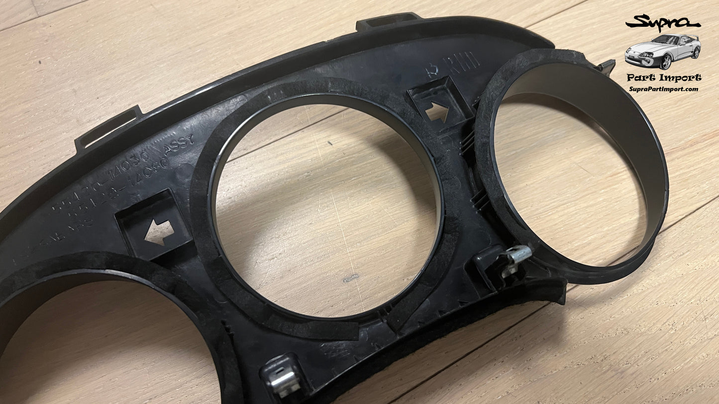 *No Broken Tabs* JZA80/MK4 Supra Genuine OEM S1 LHD/RHD Center Speedometer Panel, Center Instrument Cluster Finish (55405-14120)