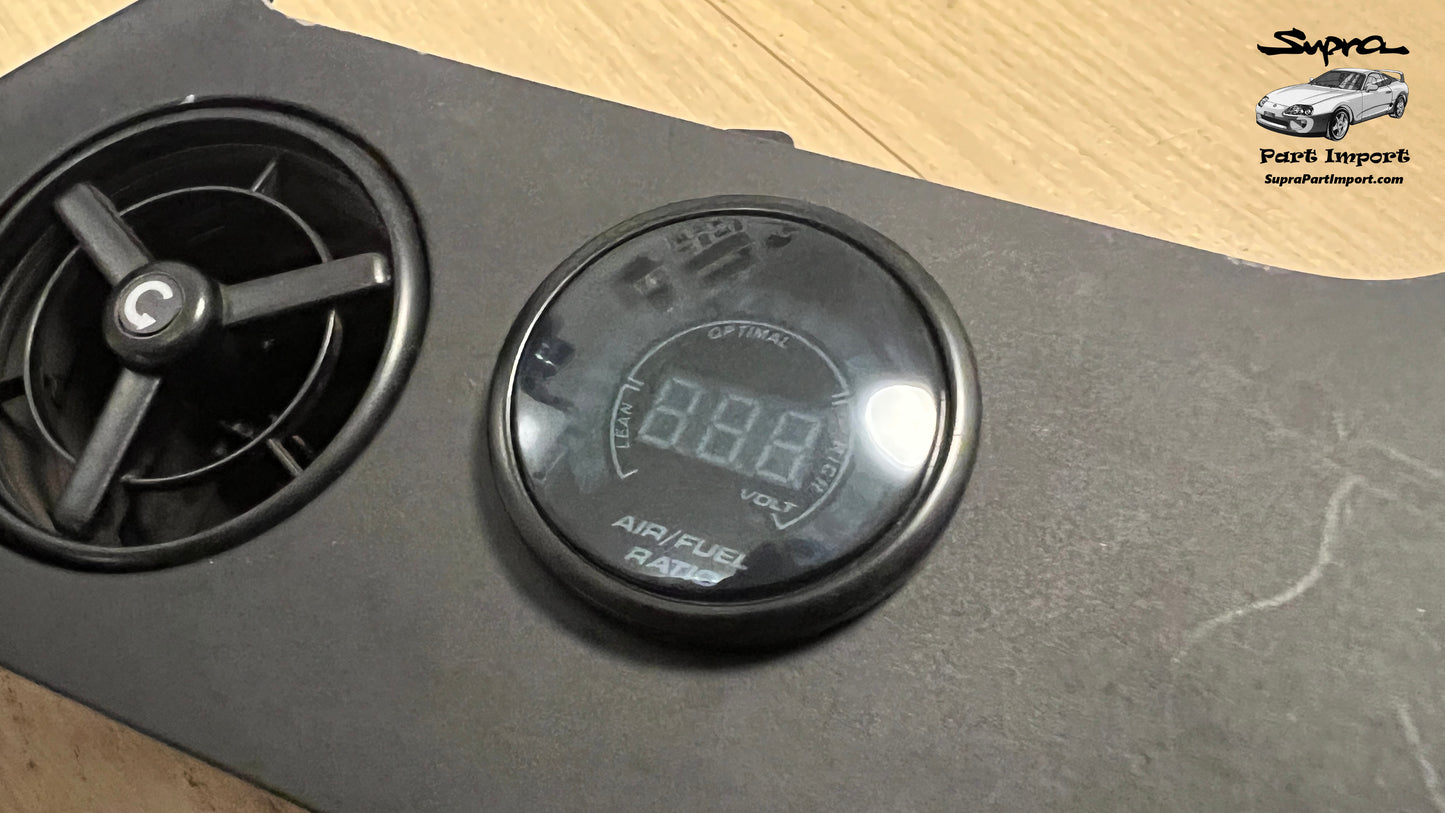 JZA80/MK4 Supra Genuine OEM S1 RHD Radio Panel, Center Instrument Cluster Finish (55405-14120)