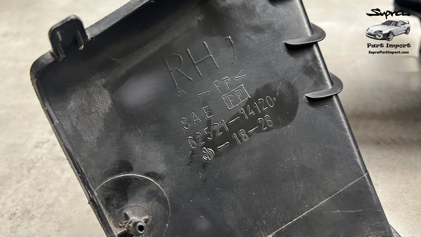 *MINT* JZA80 Supra Geniune OEM LHD/RHD Quarter Panel Cover Trim Set (62522-14110-C0 + 62521-14120-C0)