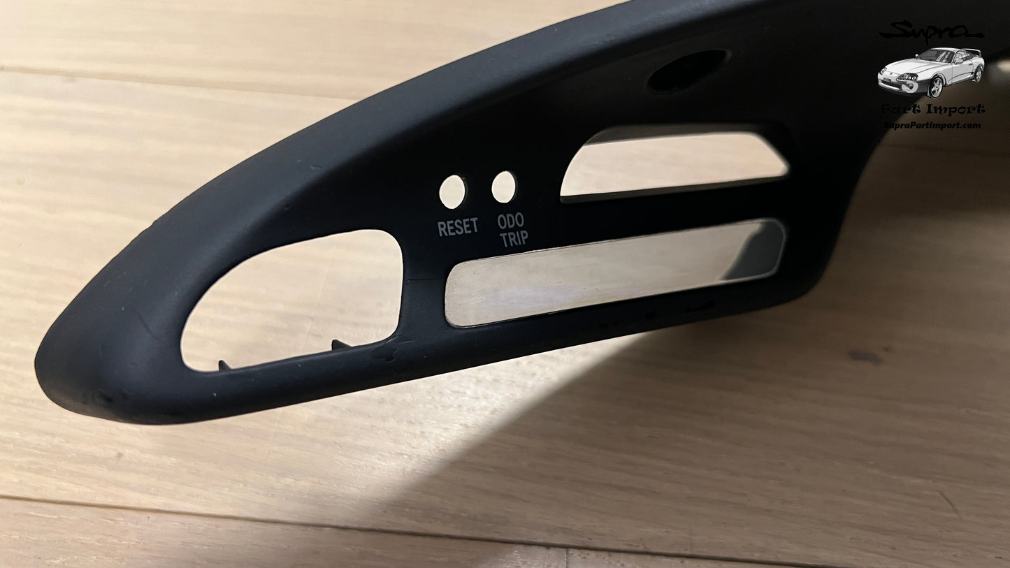 *NO BROKEN MOUNTS* JZA80 Supra Genuine OEM S1 RHD Odometer Cowl Trim Dash Panel (55410-14500, 55411-14550)