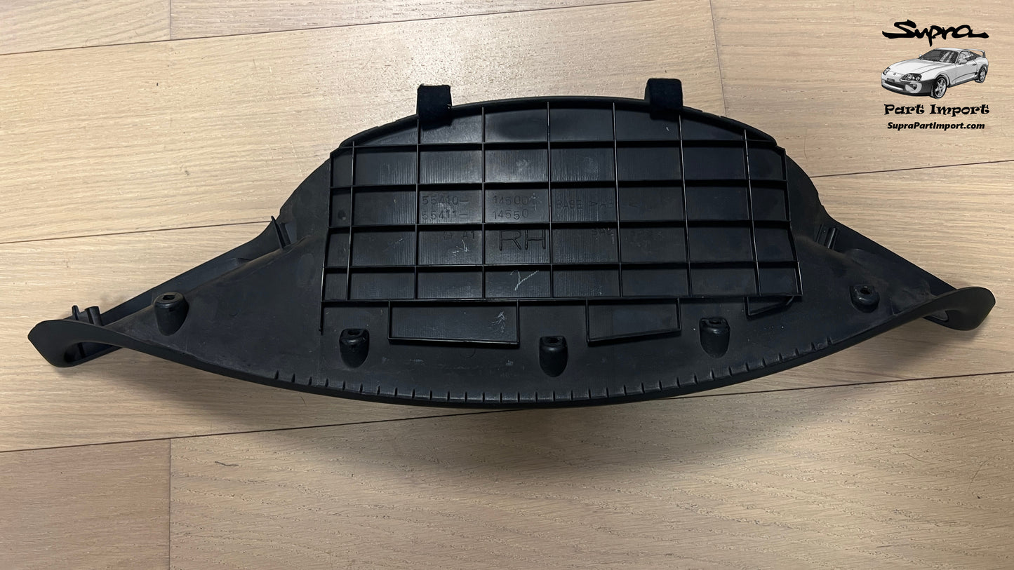 *NO BROKEN MOUNTS* JZA80 Supra Genuine OEM S1 RHD Odometer Cowl Trim Dash Panel (55410-14500, 55411-14550)