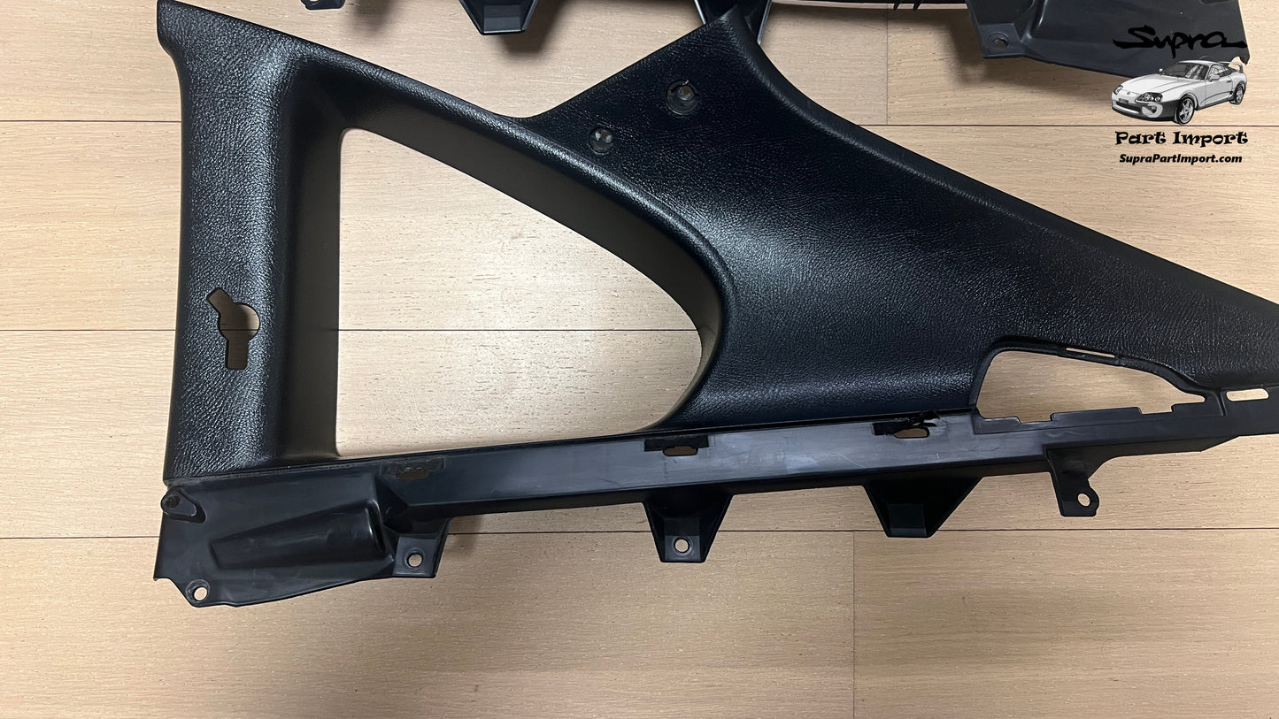 JZA80/MK4 Supra Genuine OEM Quarter Window Interior Trim Set (2pc.) (62471-14291-C0, 62472-14281-C0)