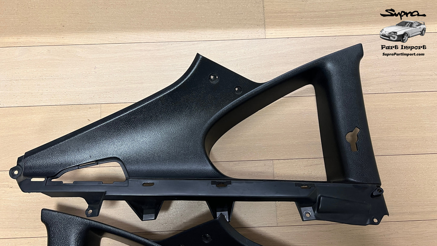 JZA80/MK4 Supra Genuine OEM Quarter Window Interior Trim Set (2pc.) (62471-14291-C0, 62472-14281-C0)