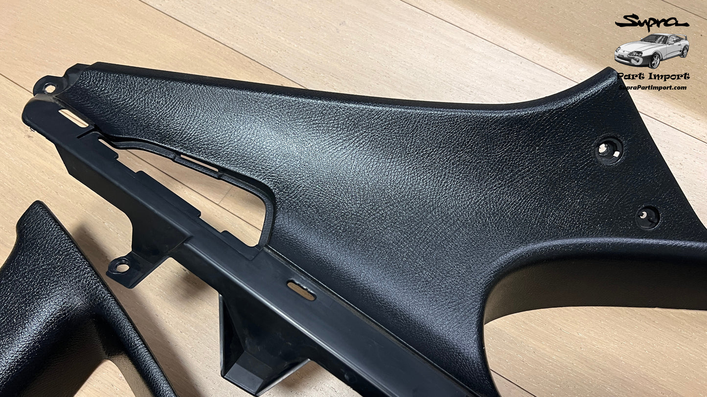 JZA80/MK4 Supra Genuine OEM Quarter Window Interior Trim Set (2pc.) (62471-14291-C0, 62472-14281-C0)