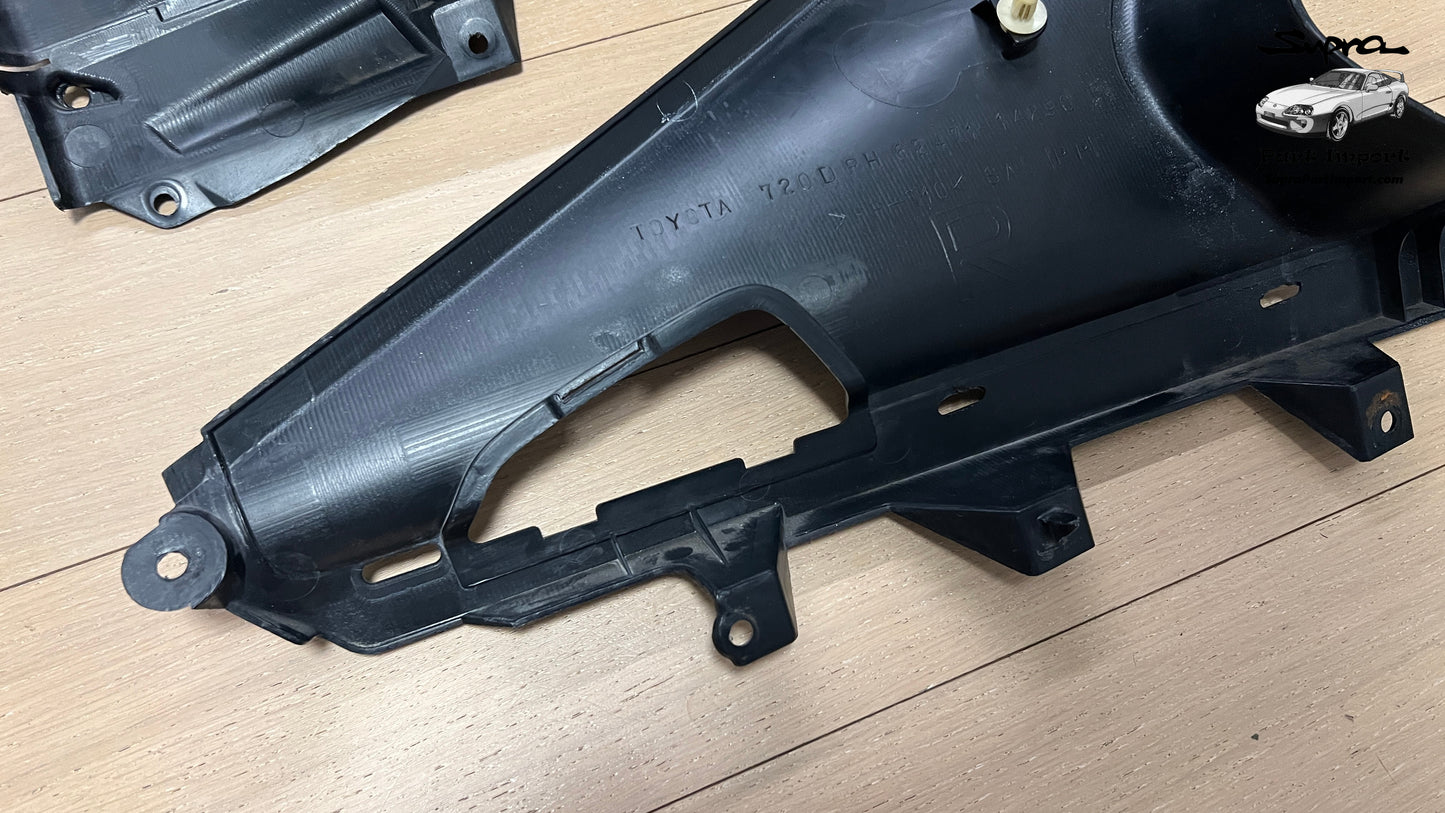 JZA80/MK4 Supra Genuine OEM Quarter Window Interior Trim Set (2pc.) (62471-14291-C0, 62472-14281-C0)