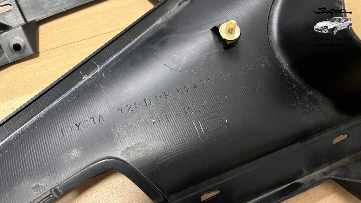 JZA80/MK4 Supra Genuine OEM Quarter Window Interior Trim Set (2pc.) (62471-14291-C0, 62472-14281-C0)