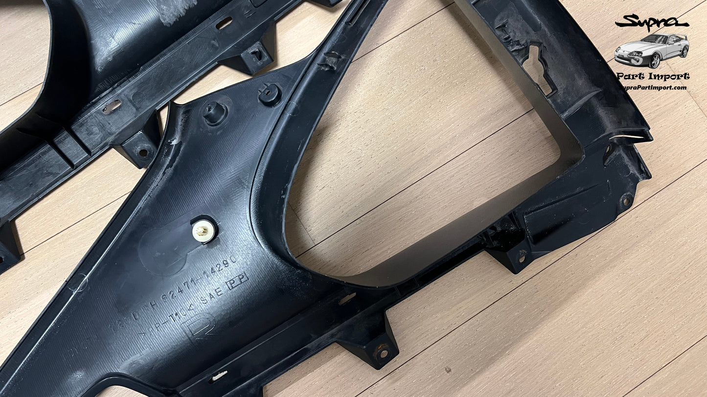 JZA80/MK4 Supra Genuine OEM Quarter Window Interior Trim Set (2pc.) (62471-14291-C0, 62472-14281-C0)