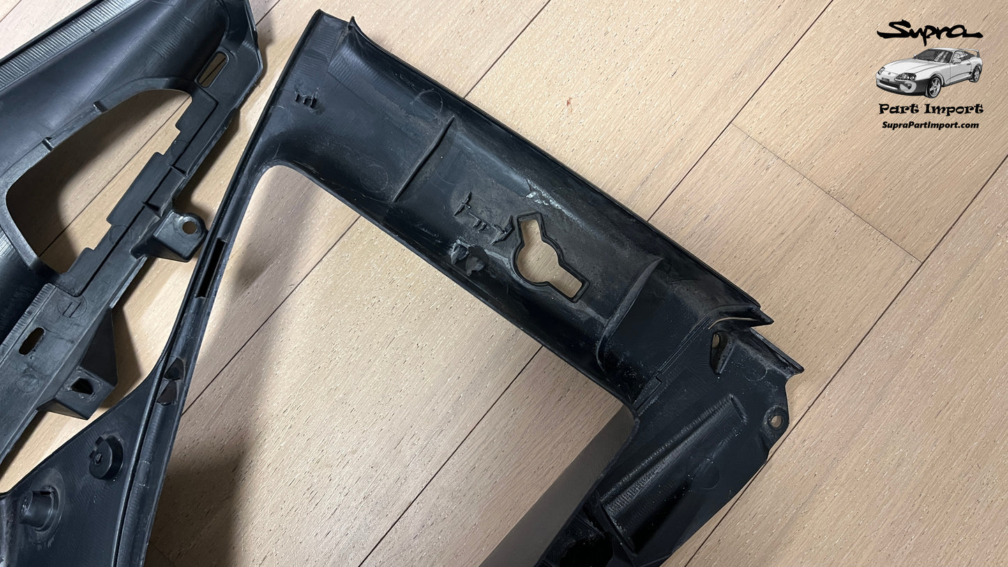 JZA80/MK4 Supra Genuine OEM Quarter Window Interior Trim Set (2pc.) (62471-14291-C0, 62472-14281-C0)