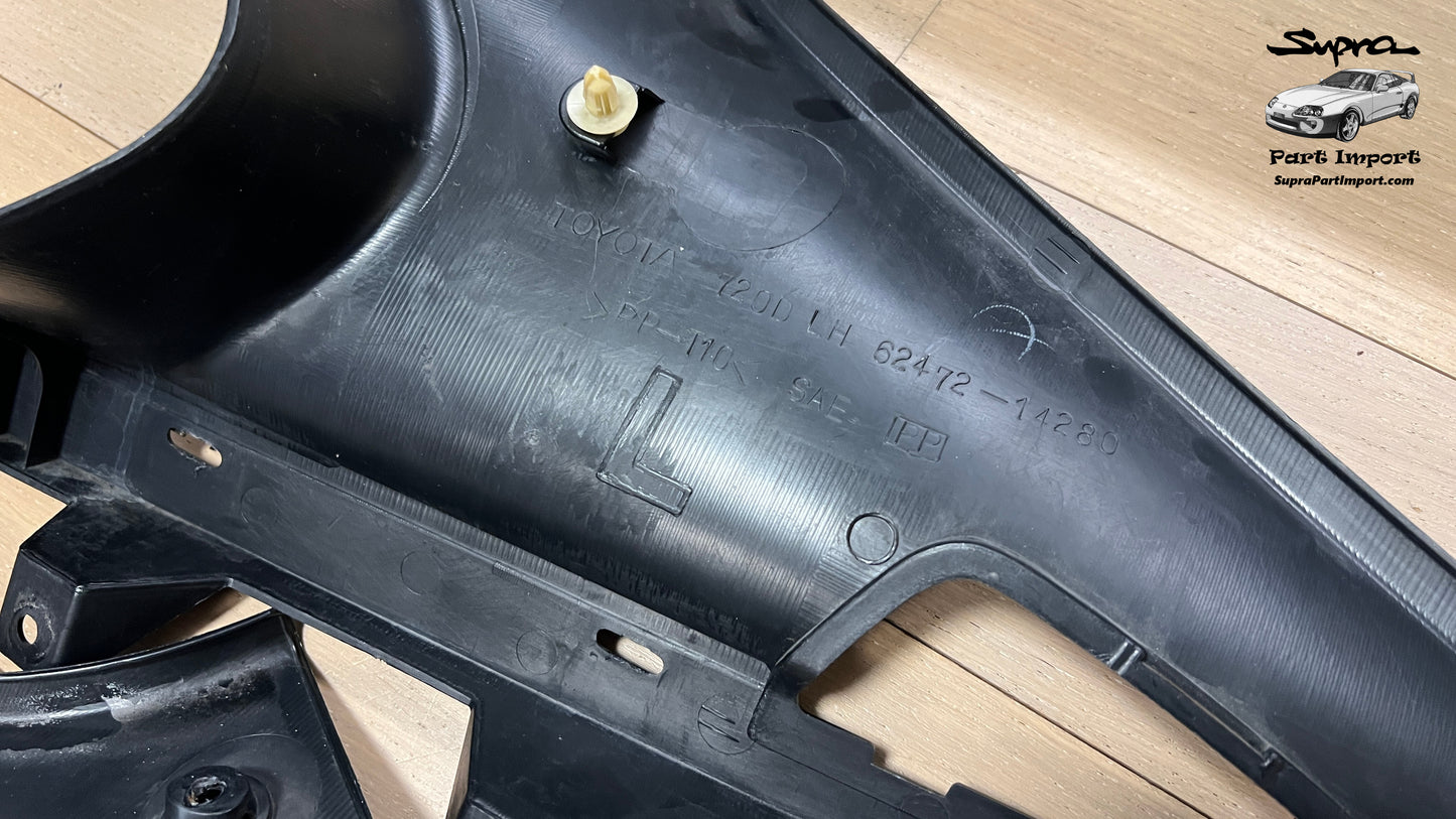 JZA80/MK4 Supra Genuine OEM Quarter Window Interior Trim Set (2pc.) (62471-14291-C0, 62472-14281-C0)