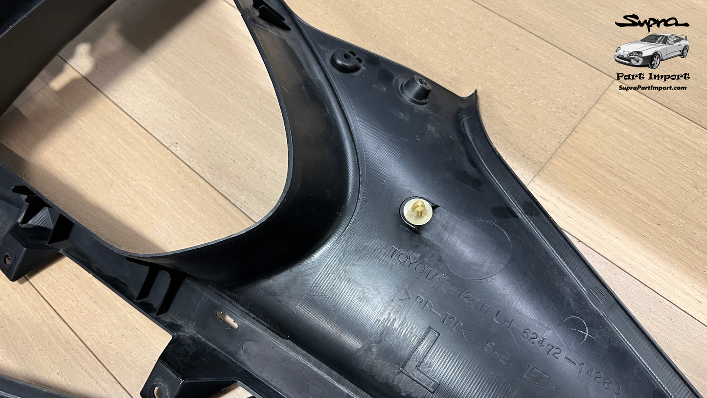 JZA80/MK4 Supra Genuine OEM Quarter Window Interior Trim Set (2pc.) (62471-14291-C0, 62472-14281-C0)