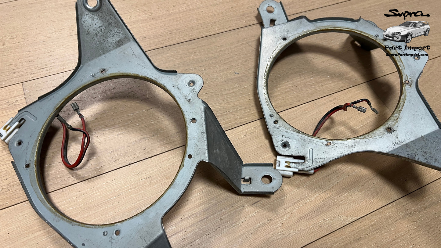 JZA80/MK4 LHD/RHD Genuine OEM Supra Rear Speaker Bracket Set