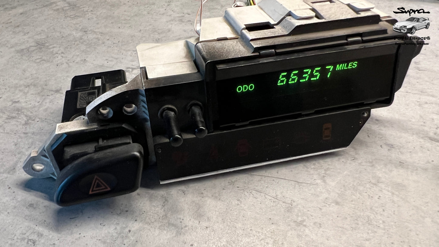 *RARE* JZA80 Supra Genuine OEM S1 RHD 66357 MILES Odometer Assembly, 83950-14090
