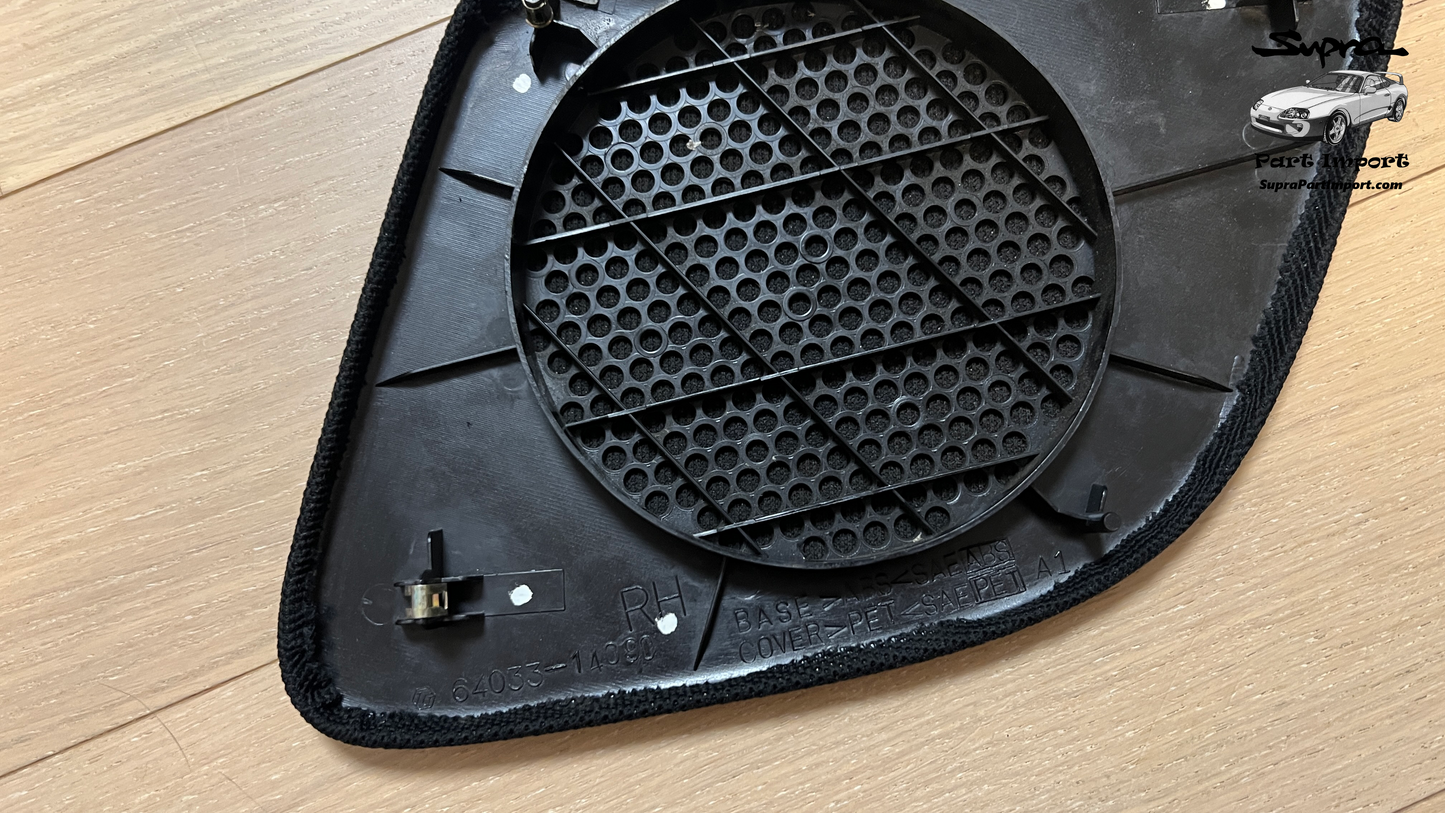 JZA80 Supra Genuine OEM Rear Right Side Speaker Grill Panel Trim (64034-14080-C0)