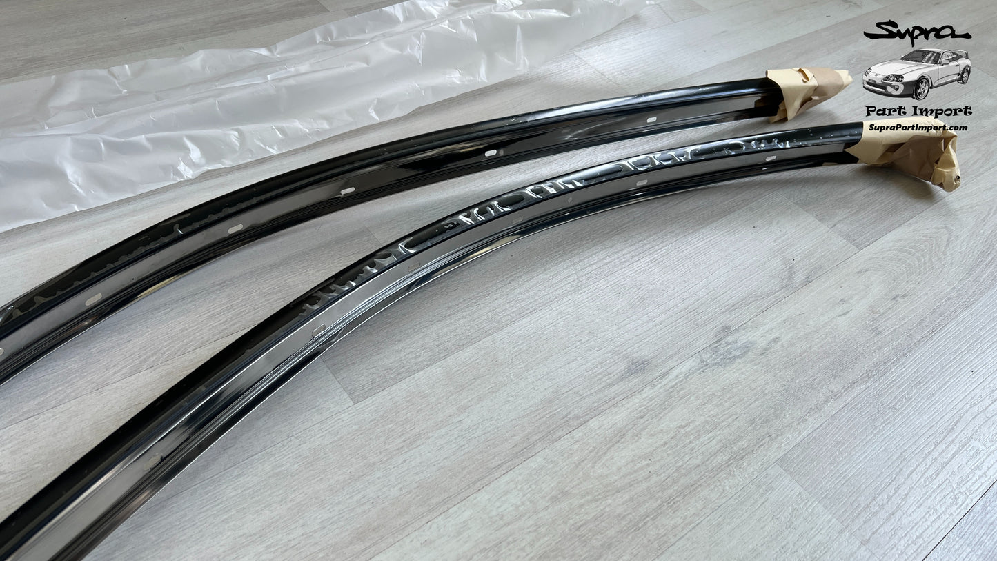 *NEW* JZA80 Supra Genuine OEM Roof Drip Side Finish Moulding Set (75551-14150 / 75552-14151)