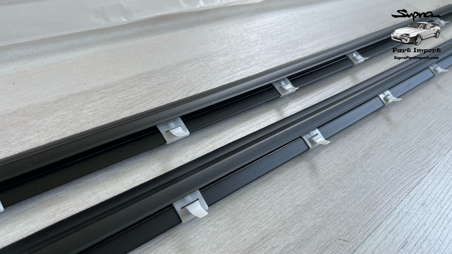 *NEW* JZA80 Supra Genuine OEM Front Door Belt Moulding Set (75710-14250 / 75720-14250)