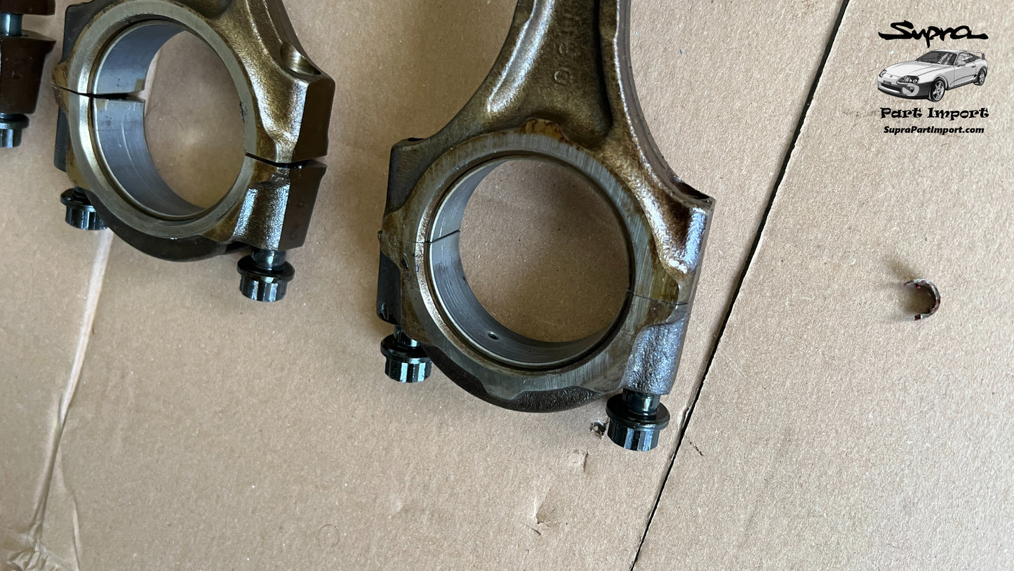 JZA80 Supra Genuine OEM 2JZ-GTE Non-VVTi Piston/Rod Set (6 pc)