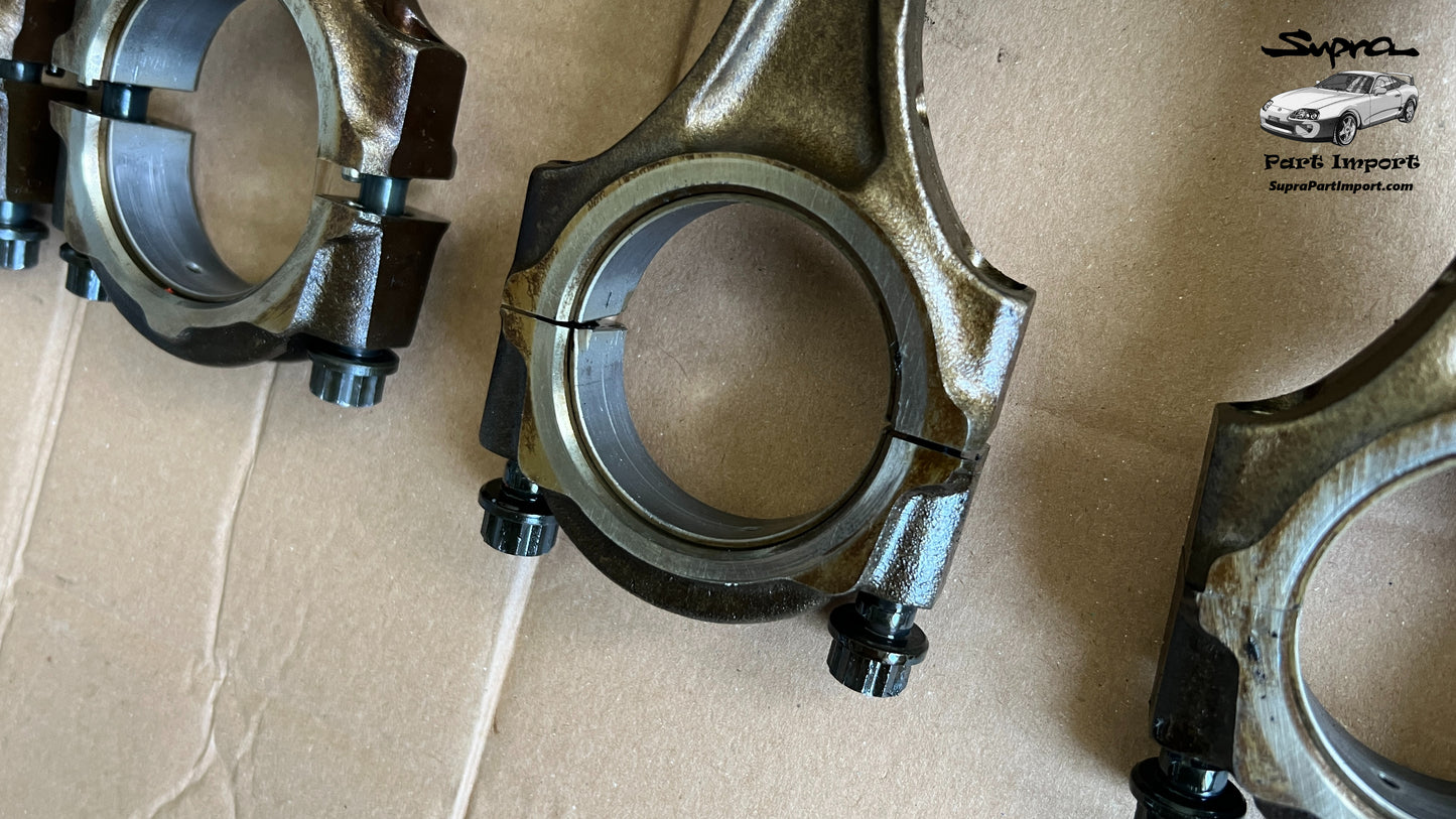 JZA80 Supra Genuine OEM 2JZ-GTE Non-VVTi Piston/Rod Set (6 pc)