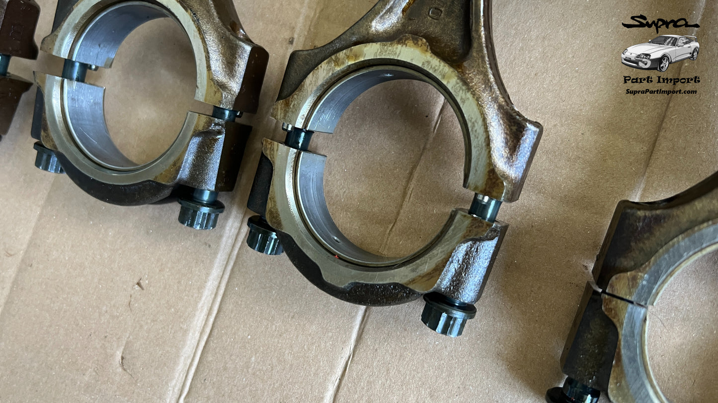 JZA80 Supra Genuine OEM 2JZ-GTE Non-VVTi Piston/Rod Set (6 pc)