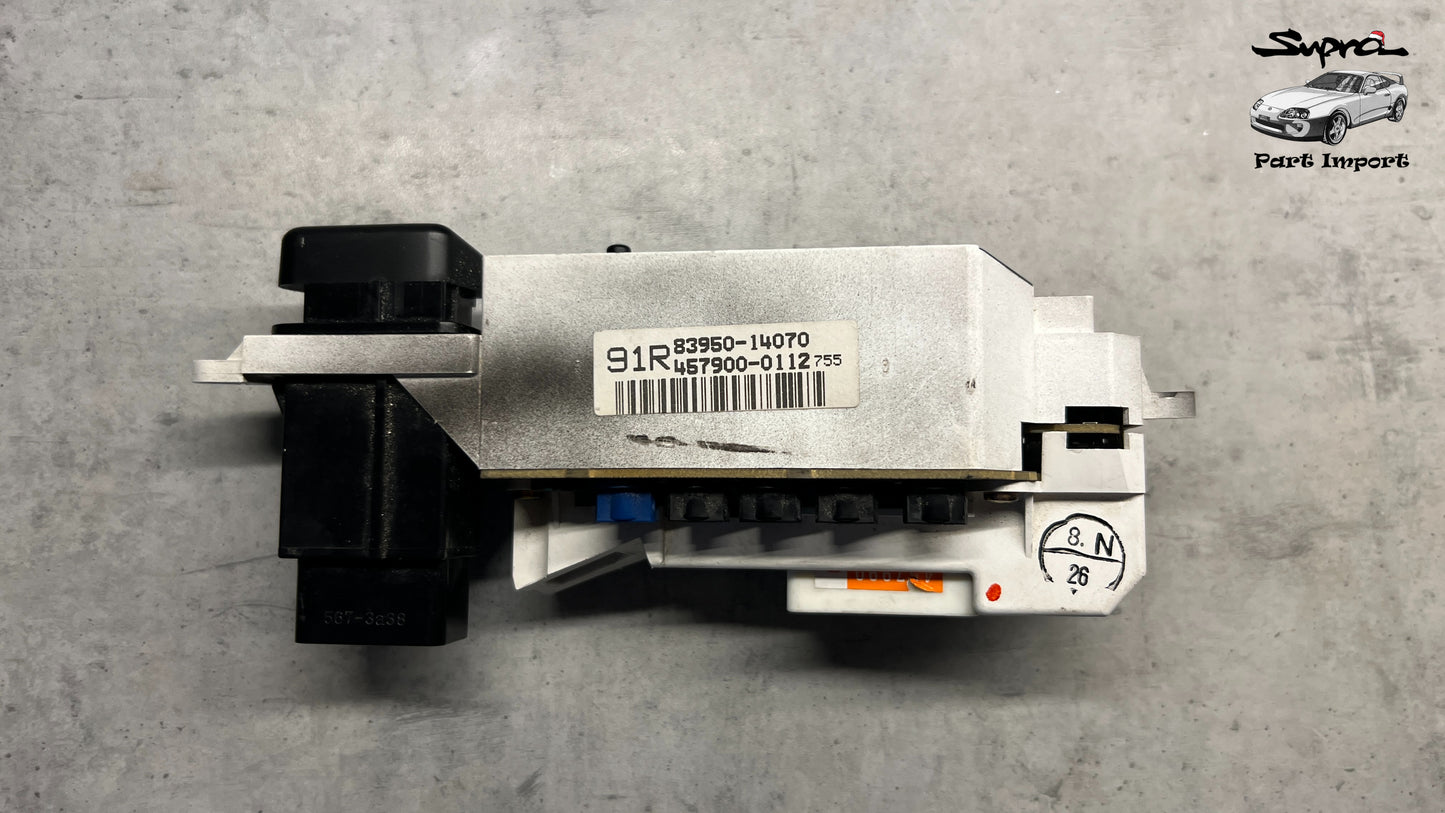 *RARE* JZA80 Supra Genuine OEM S1 RHD 61373 MILES Odometer Assembly, 83950-14090