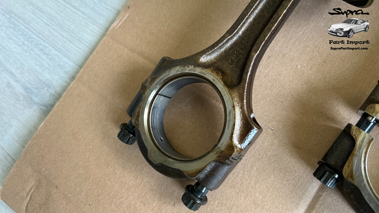 JZA80 Supra Genuine OEM 2JZ-GTE Non-VVTi Piston/Rod Set (6 pc)