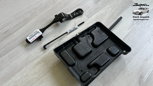 *NEW* JZA80 Supra Genuine OEM Battery Carrier Set (74404-14320 + 74407-14020 + 74431-14070)