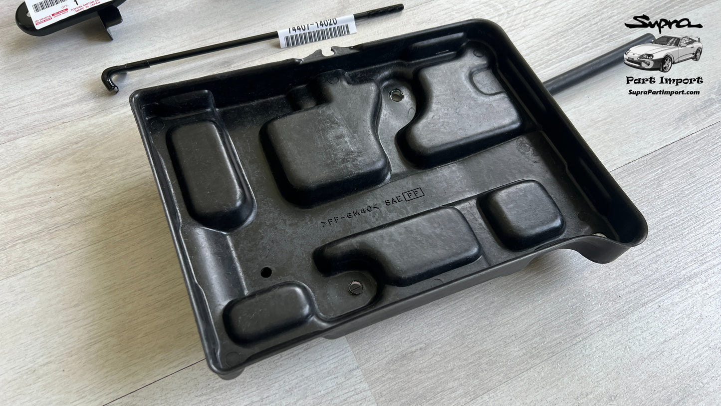 *NEW* JZA80 Supra Genuine OEM Battery Carrier Set (74404-14320 + 74407-14020 + 74431-14070)