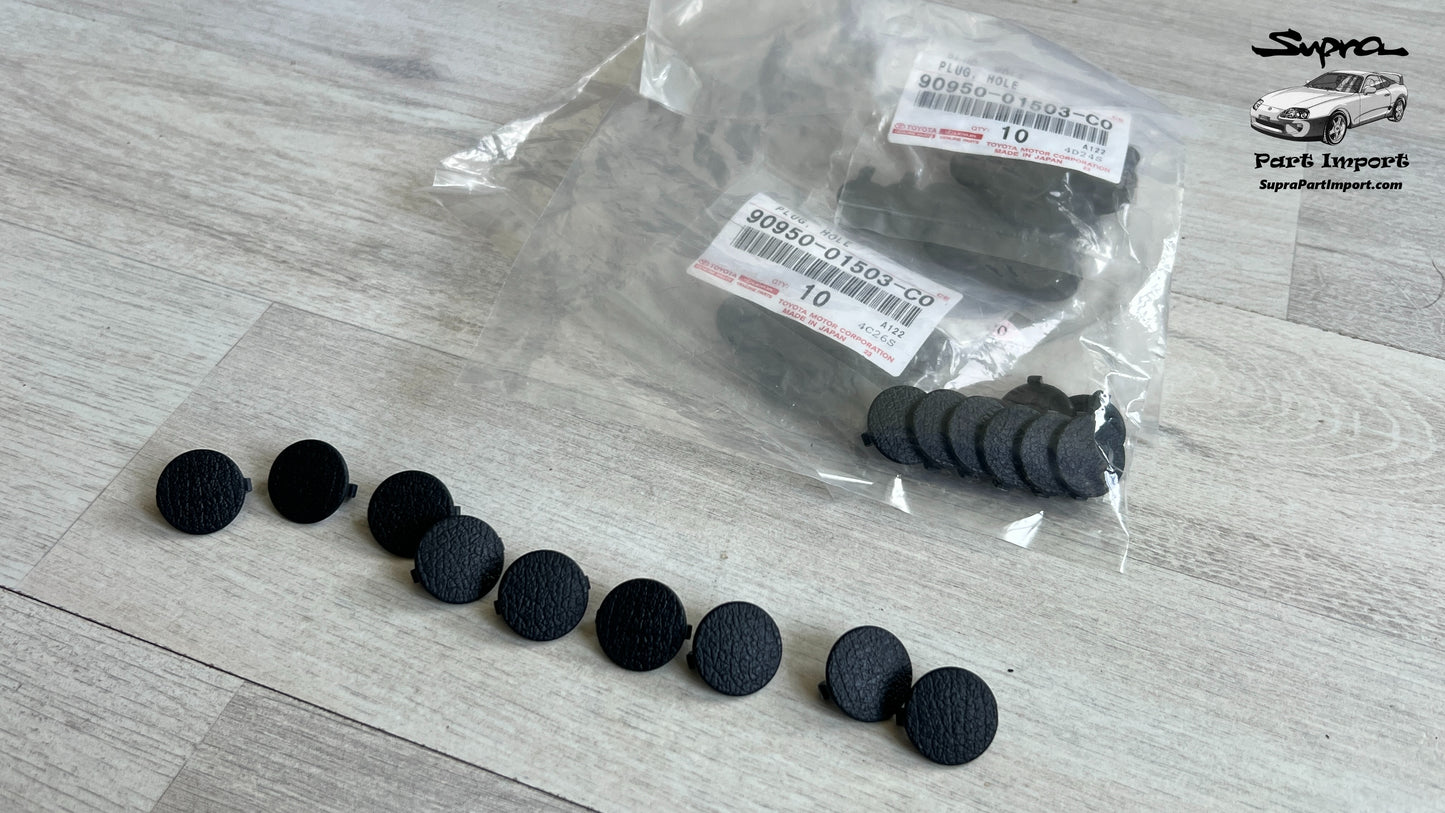 *NEW* JZA80 Supra Genuine OEM Interior Plastic Trim Panel Plug (90950-01503-C0) (1 pc.)