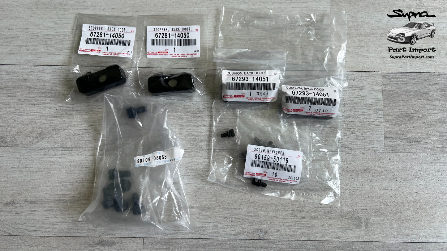 *NEW* JZA80 Supra Genuine OEM Back Door Cushion & Stopper Set