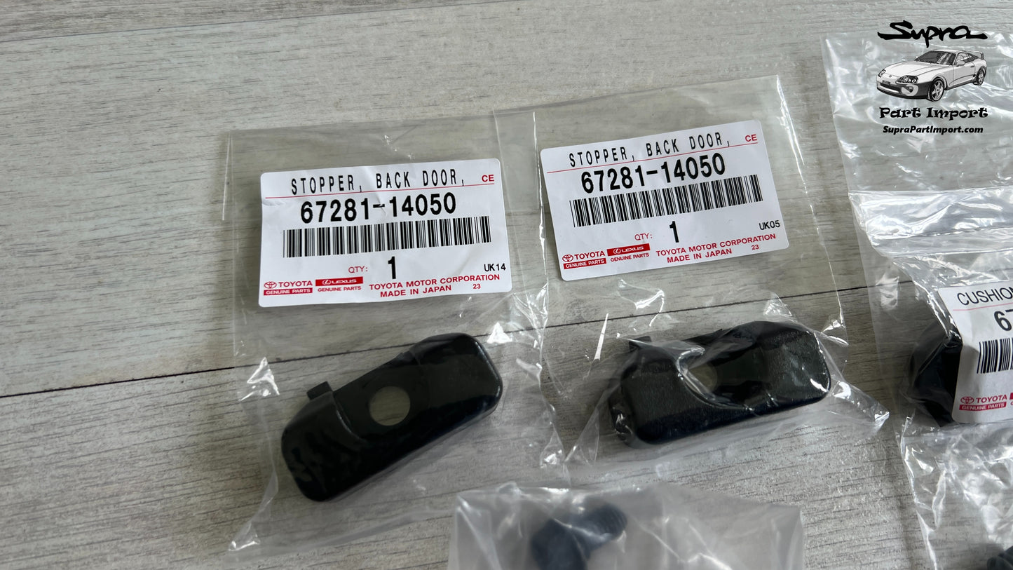*NEW* JZA80 Supra Genuine OEM Back Door Cushion & Stopper Set