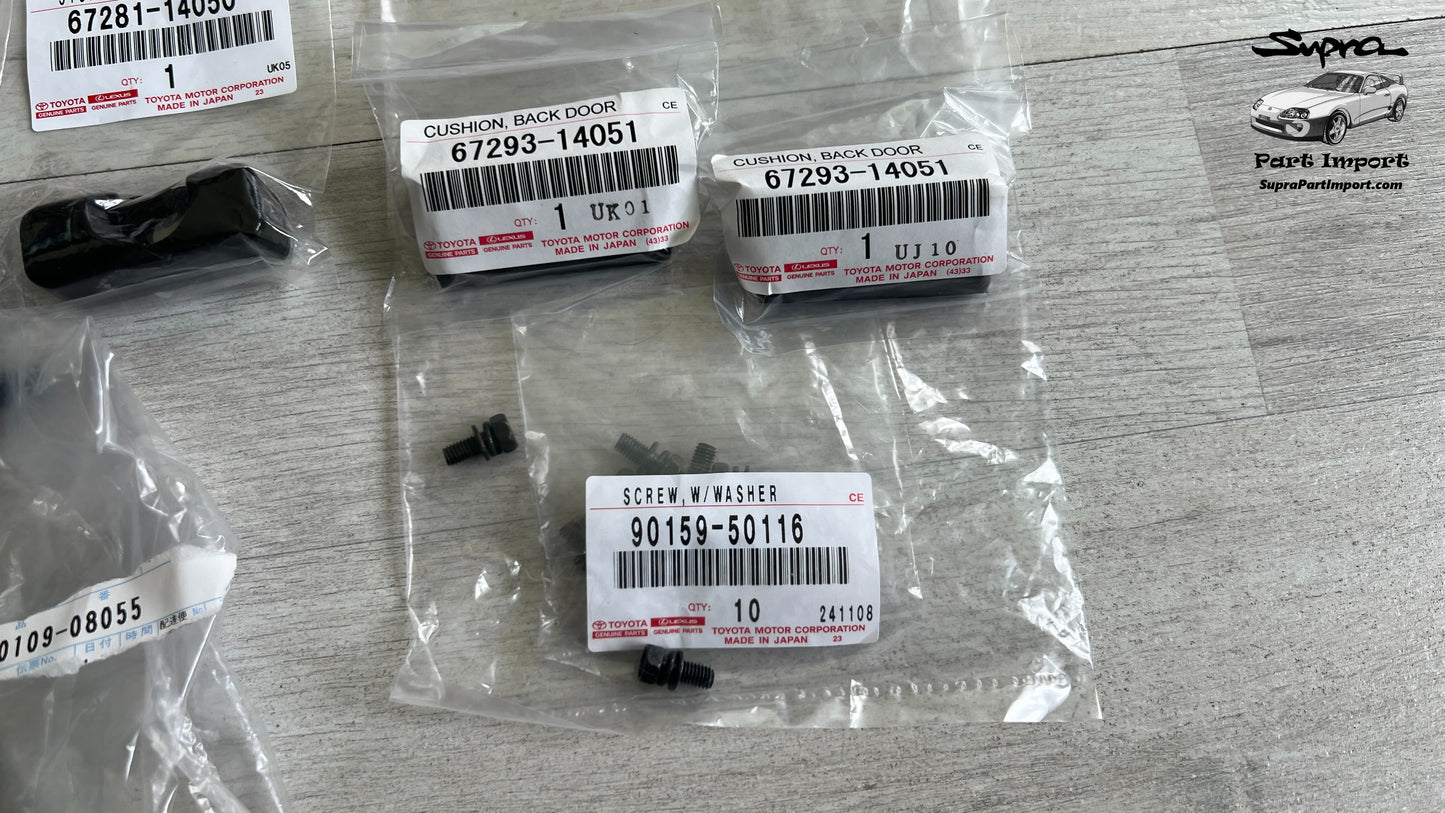 *NEW* JZA80 Supra Genuine OEM Back Door Cushion & Stopper Set