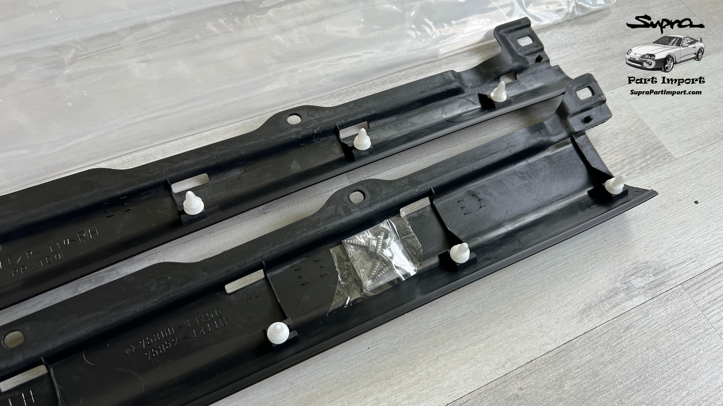 *NEW* JZA80 Supra Genuine OEM Side Body Rocker Panel Moulding Set (75850-19175 + 75860-19175)