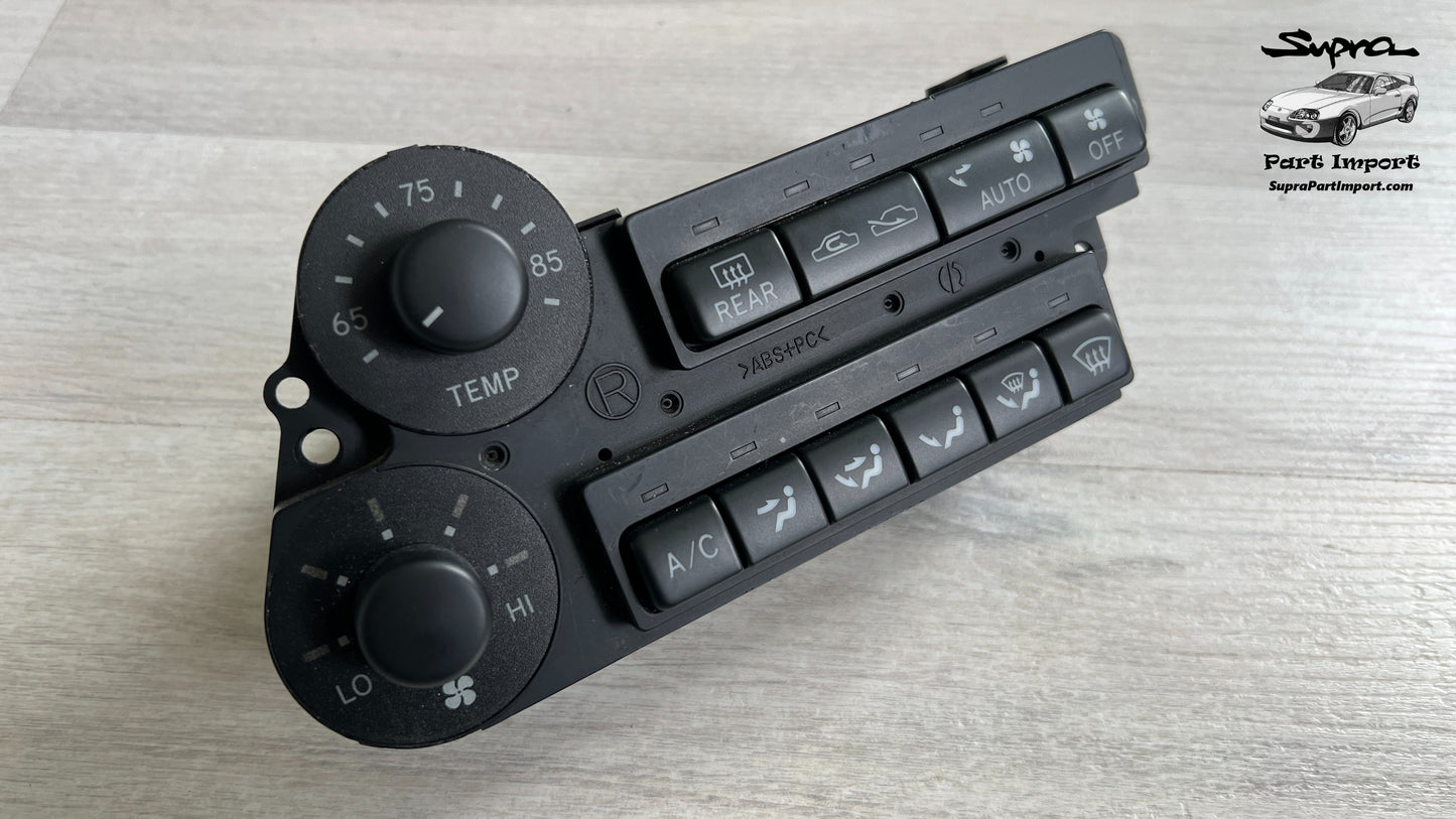 *MINT, LED CONVERTED, NEW BUTTONS* JZA80 Supra Genuine OEM RHD A/C Controller Unit (55900-14540)