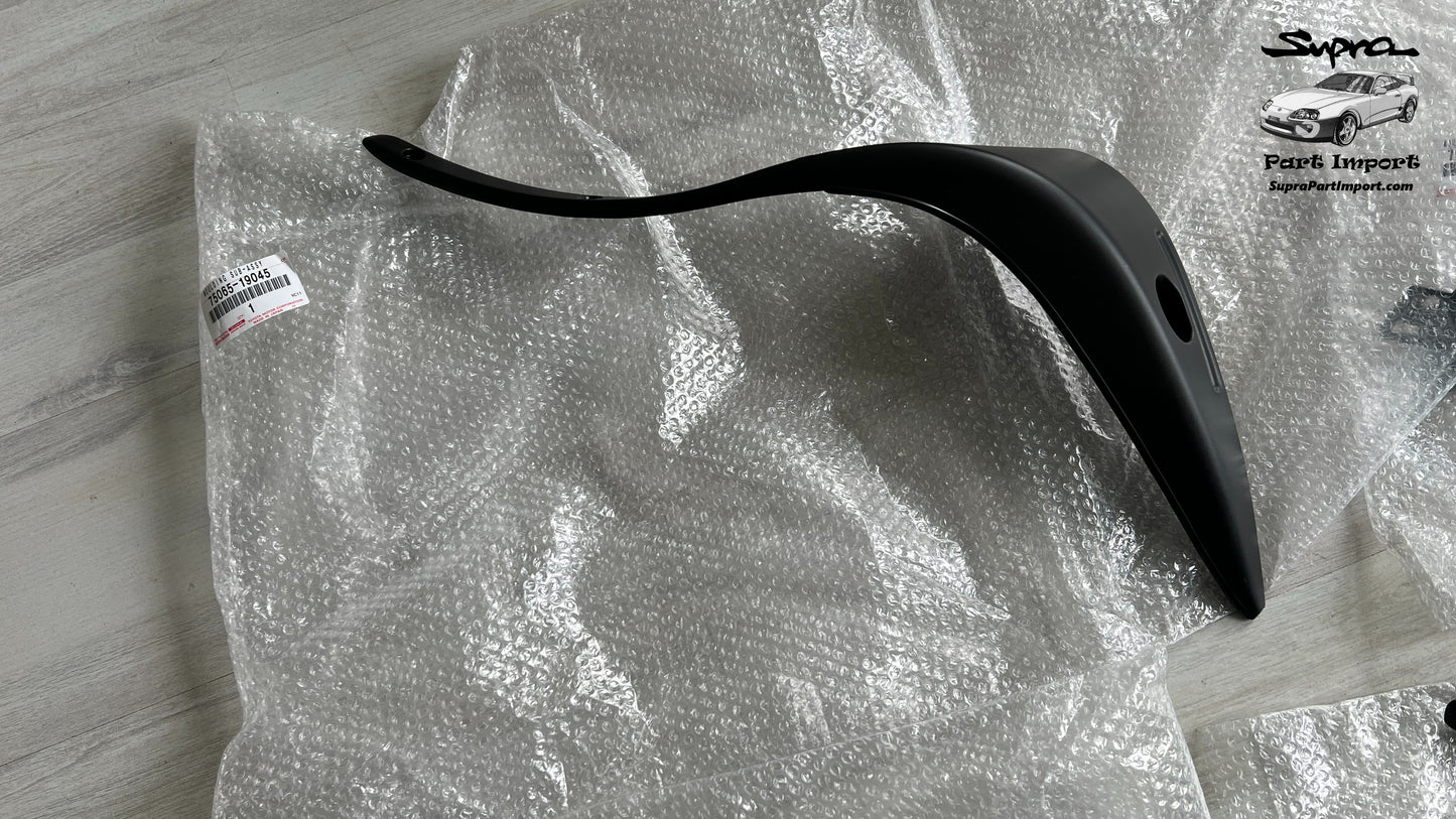 *NEW* JZA80 Supra Genuine OEM Front/Rear Fender Moulding Sub-Assy Set (75065-19045 + 75601-19055 + 75066-19045 + 75602-19055)