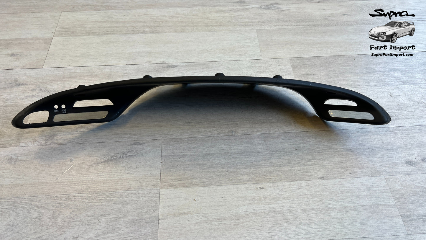 *NO BROKEN MOUNTS* JZA80 Supra Genuine OEM S1 RHD Odometer Cowl Trim Dash Panel (55410-14500, 55411-14550)