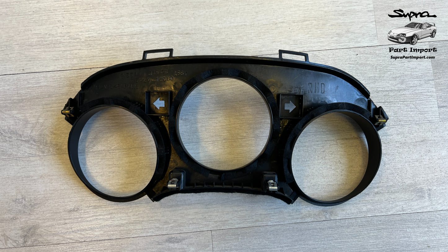 *No Broken Tabs* JZA80/MK4 Supra Genuine OEM S1 LHD/RHD Center Speedometer Panel, Center Instrument Cluster Finish (55405-14120)