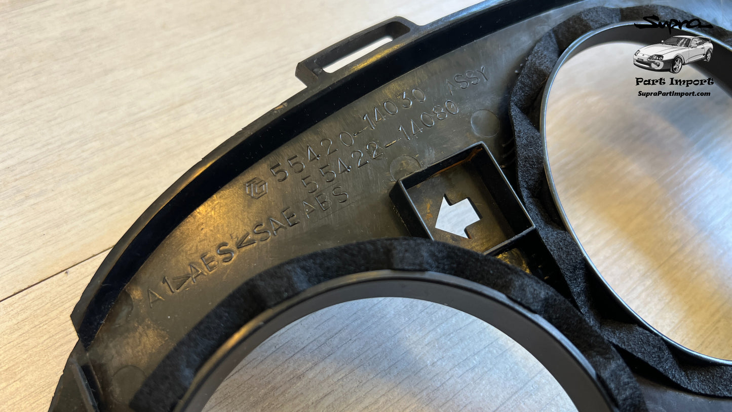 *No Broken Tabs* JZA80/MK4 Supra Genuine OEM S1 LHD/RHD Center Speedometer Panel, Center Instrument Cluster Finish (55405-14120)