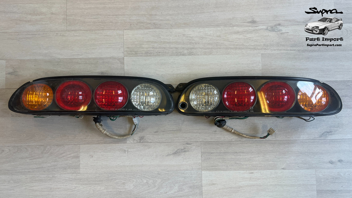 JZA80 Supra Genuine OEM S1 Tail Light Assembly Set (81551-14660 + 81561-14660)