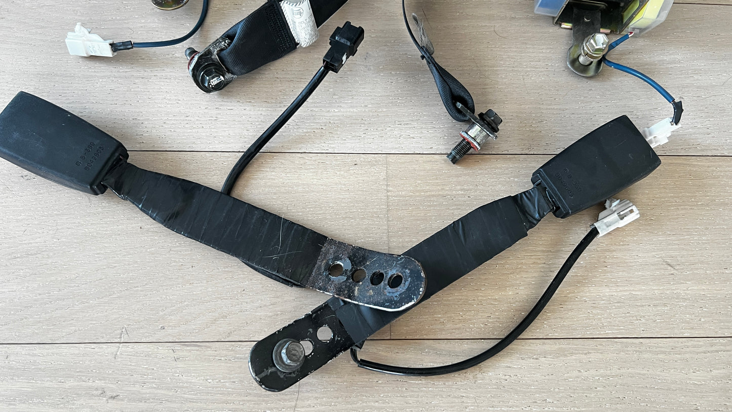 JZA80 Supra Genuine OEM Front Safety Belt Set (73220-14481-C0 + 73210-14541-C0)