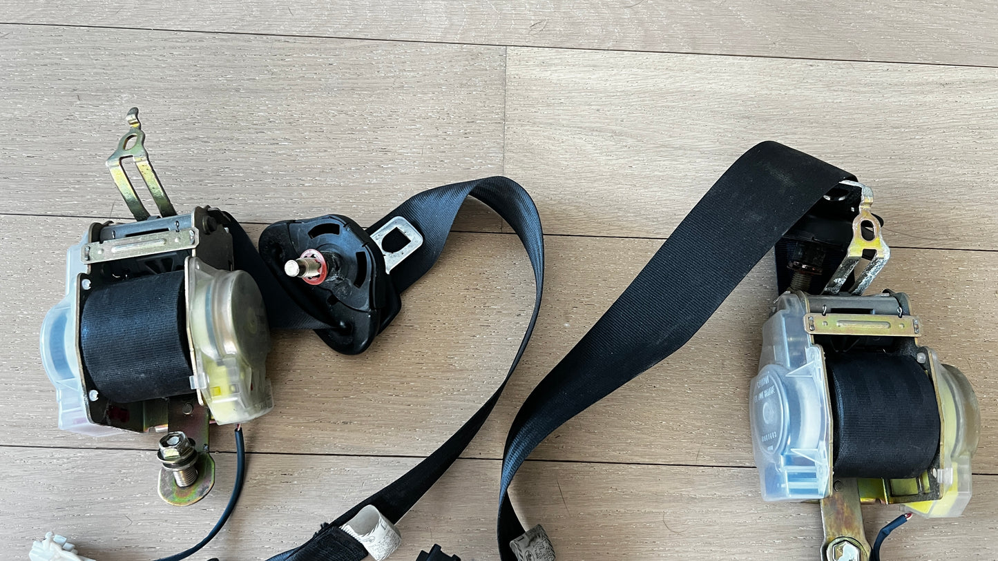 JZA80 Supra Genuine OEM Front Safety Belt Set (73220-14481-C0 + 73210-14541-C0)