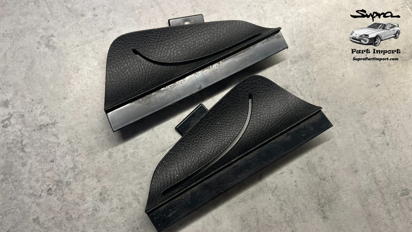 JZA80 Supra Genuine OEM LHD/RHD Plastic Trims for Rear Seat Belts (Quarter Window Interior Trim)