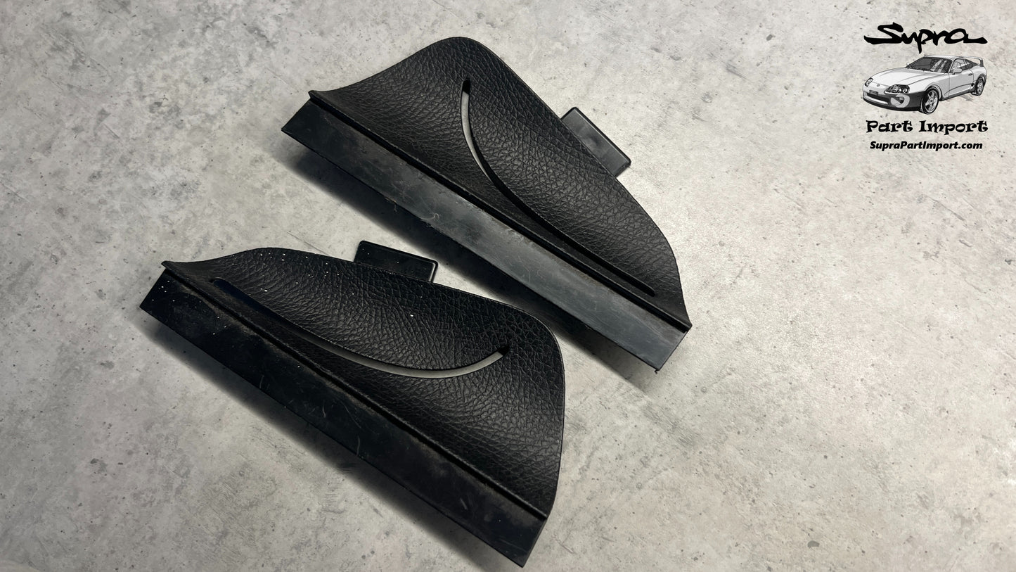 JZA80 Supra Genuine OEM LHD/RHD Plastic Trims for Rear Seat Belts (Quarter Window Interior Trim)