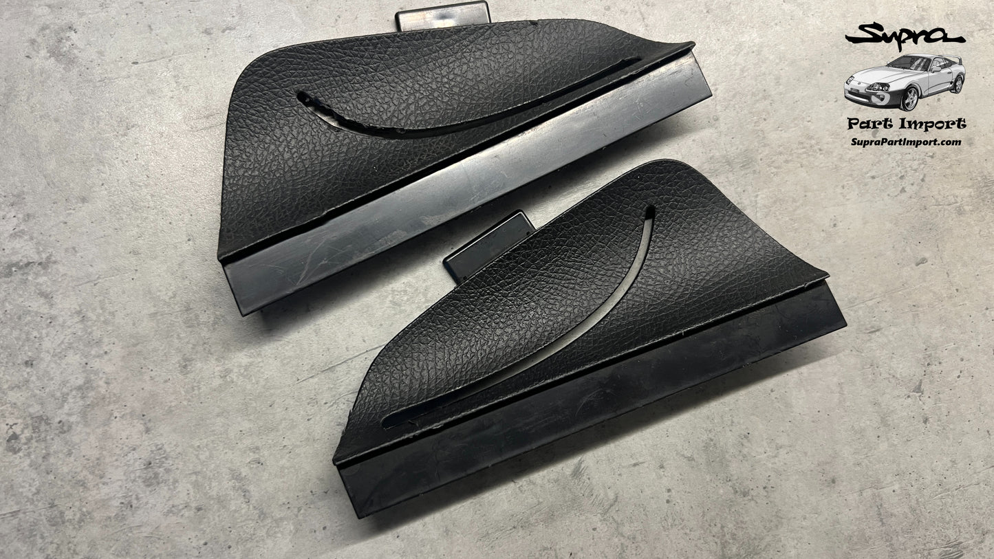 JZA80 Supra Genuine OEM LHD/RHD Plastic Trims for Rear Seat Belts (Quarter Window Interior Trim)