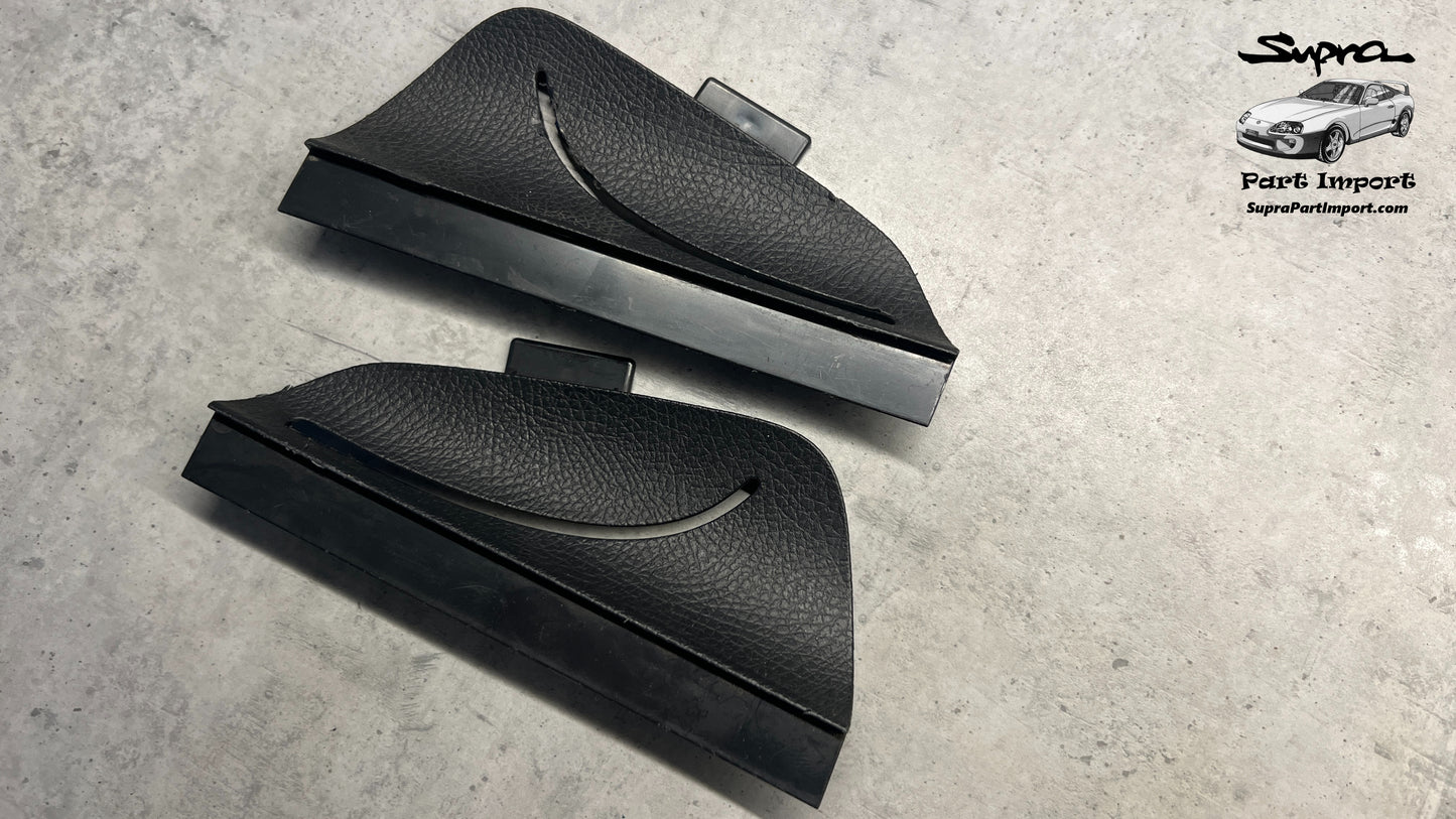 JZA80 Supra Genuine OEM LHD/RHD Plastic Trims for Rear Seat Belts (Quarter Window Interior Trim)