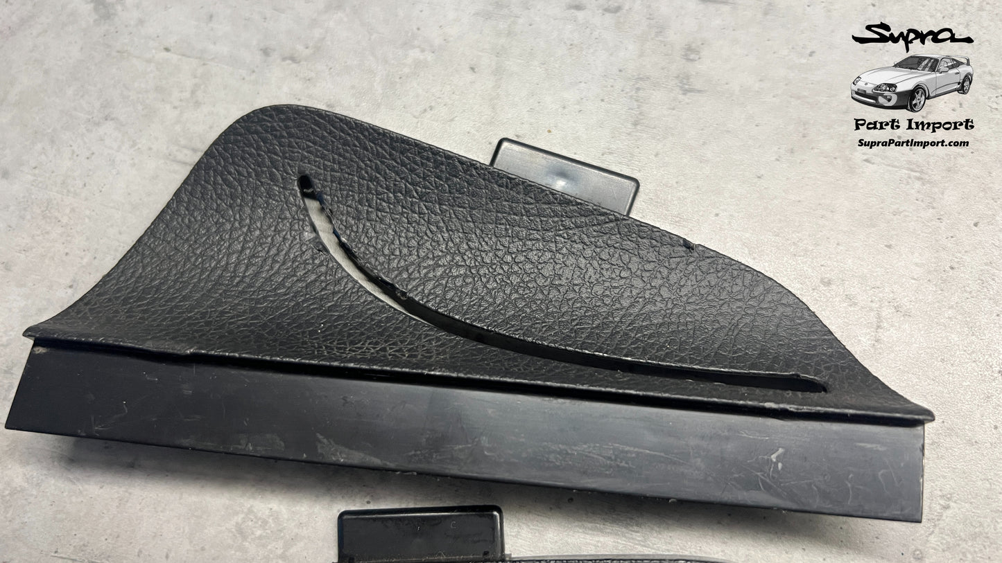 JZA80 Supra Genuine OEM LHD/RHD Plastic Trims for Rear Seat Belts (Quarter Window Interior Trim)